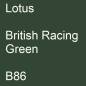 Preview: Lotus, British Racing Green, B86.